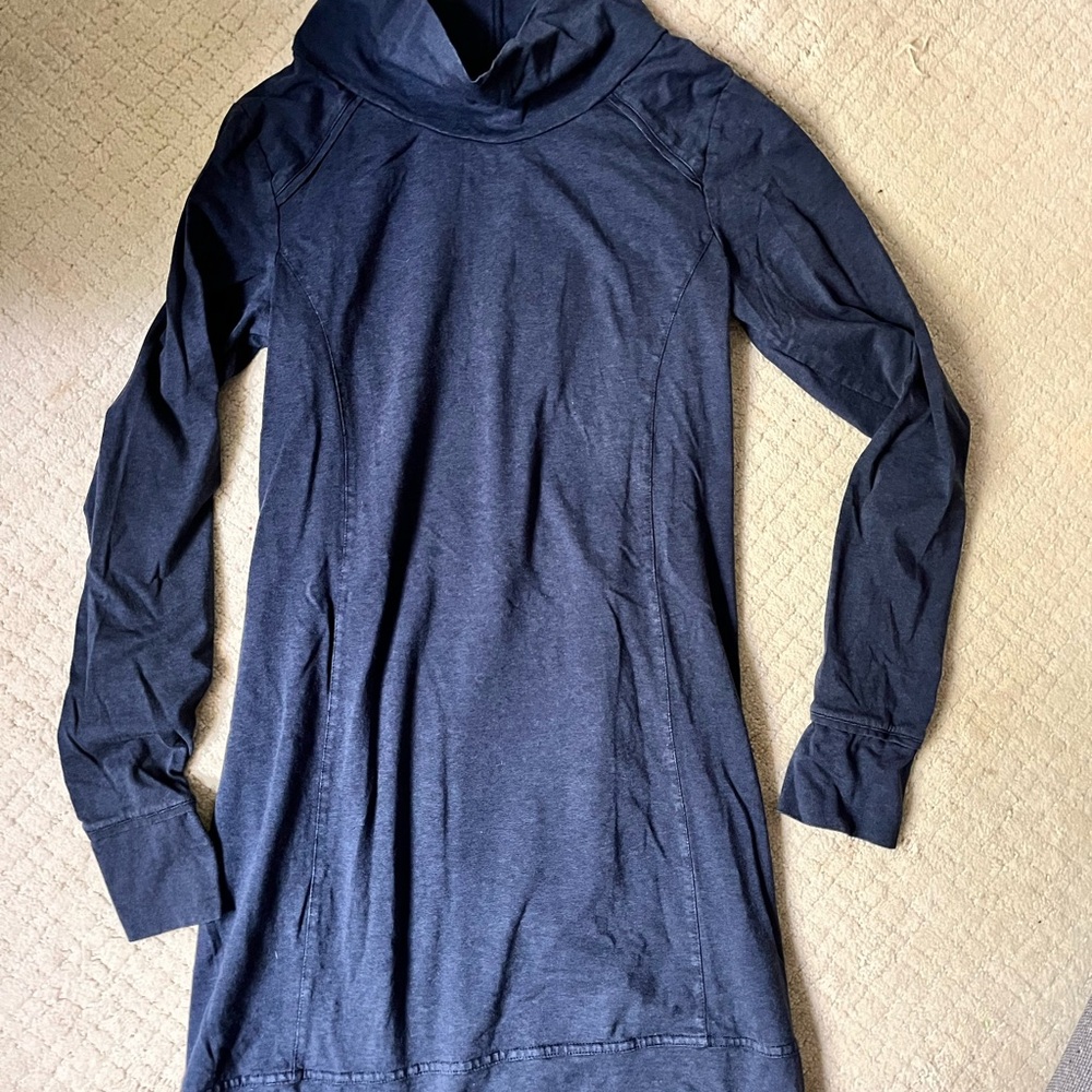 Toad&Co Charcoal Hoodie Dress